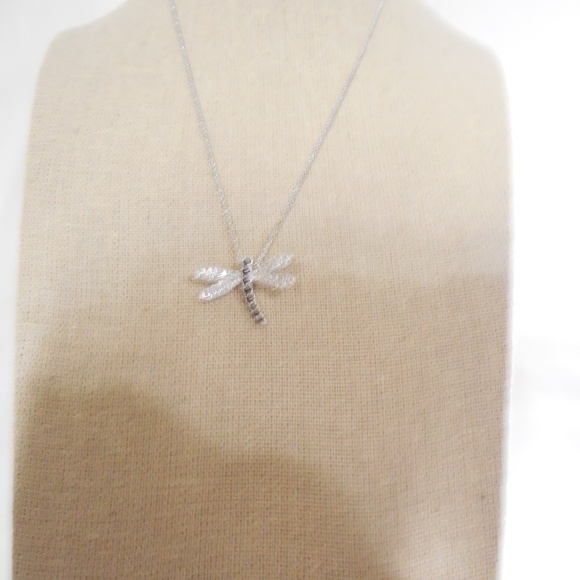 Giani Bernini Sterling Silver Dragonfly Necklace - Picture 3 of 4
